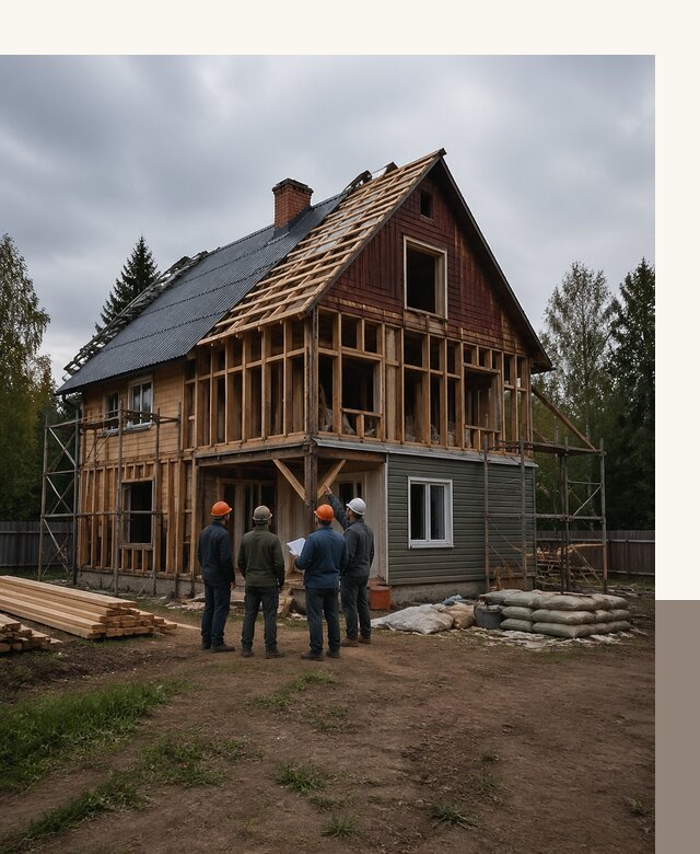 Реконструкция дачного дома в Сасове под ключ с проектом