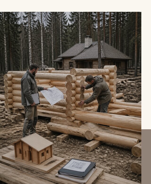 Проектирование и строительство домов из бревна в Сасове